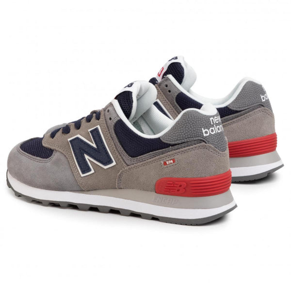 NEW BALANCE ML574EAD Scarpe Sneakers Uomo NAVY Grey Red