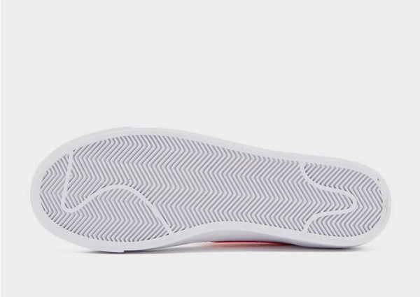 Nike - Blazer Mid '77 - Sneakers Vintage alte bianche con baffo rosso