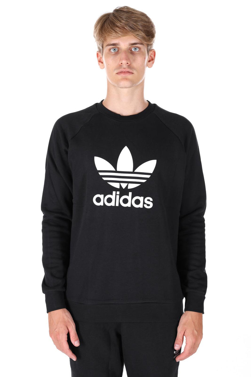 Adidas Originals CW1235 Trefoil Crew Sweatshirt BLACK TROVISO1883