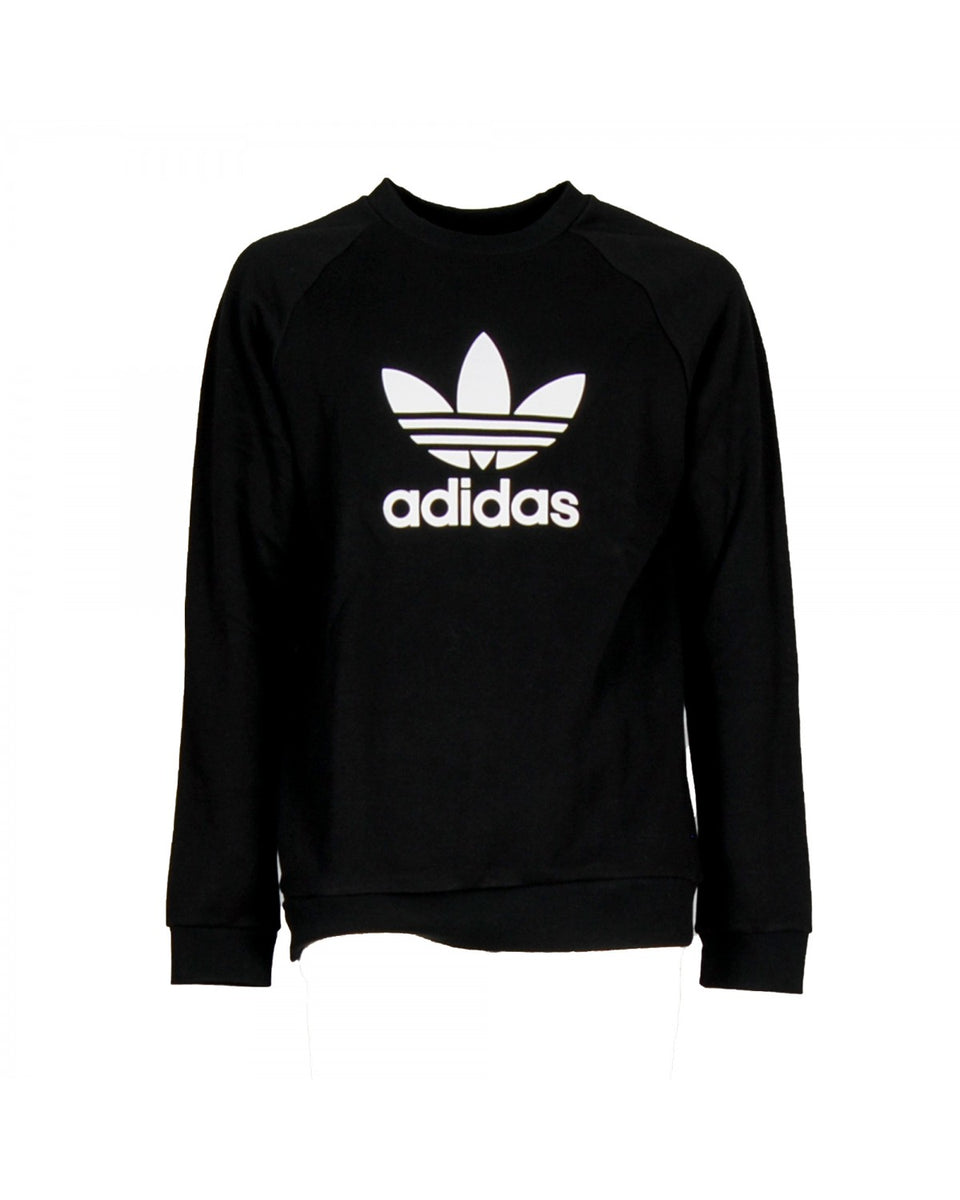 Adidas Originals CW1235 Trefoil Crew Sweatshirt BLACK TROVISO1883
