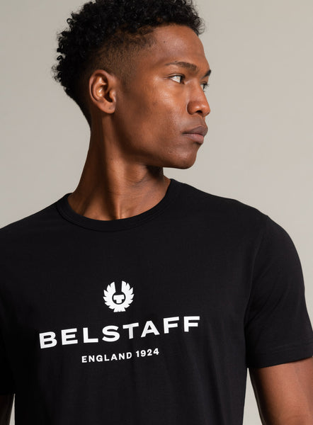 BELSTAFF 71140348-90 1924 2.0 T-Shirt Crew Neck BLACK