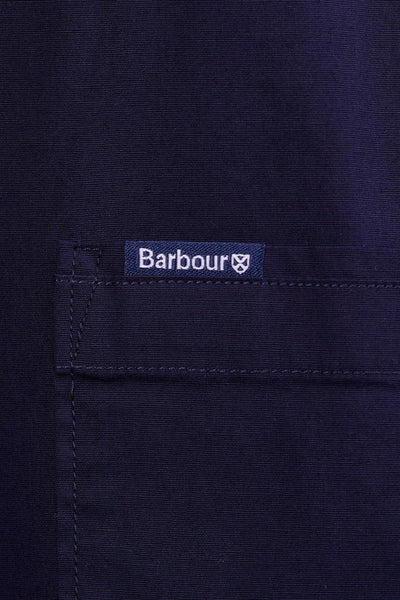 Barbour MSH5161-NY91 Stretch Poplin Cotton Shirt BLU NAVY