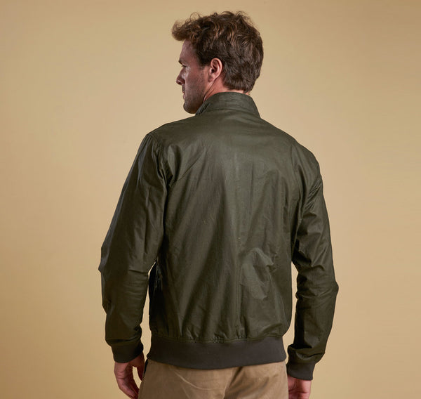 Barbour MWX1350-OL51 LightWeight Royston Bomber Jacket OLIVE Green
