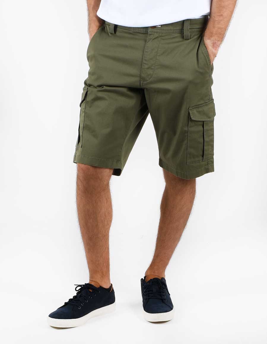Dark green cargo shorts clearance