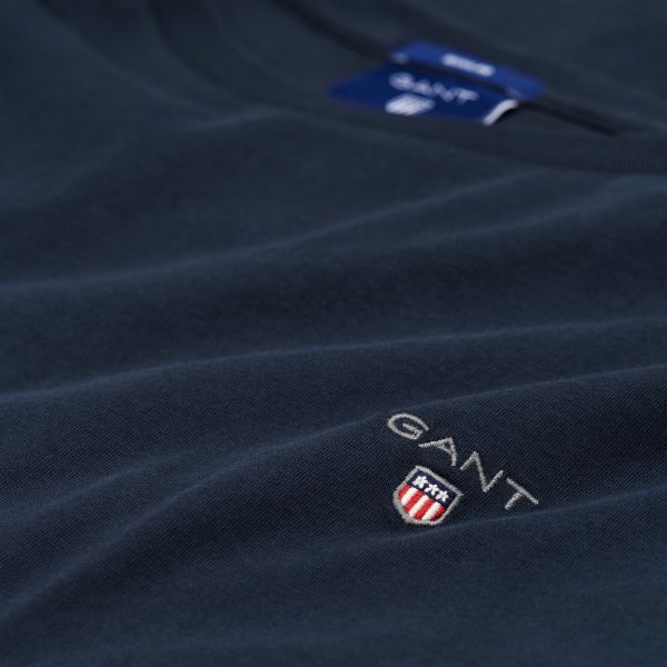 Gant 234100-433 The Original SS T-Shirt BLU Navy