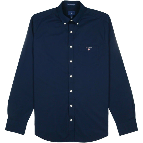 Gant 3046400-410 Regular Broadcloth Button Down Shirt NAVY Blue