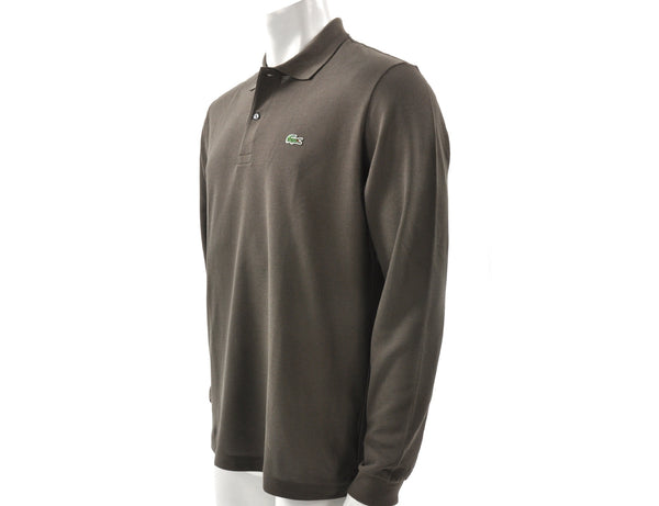 Lacoste L1312-ZBC Pique 'Polo Long Sleeve Mud