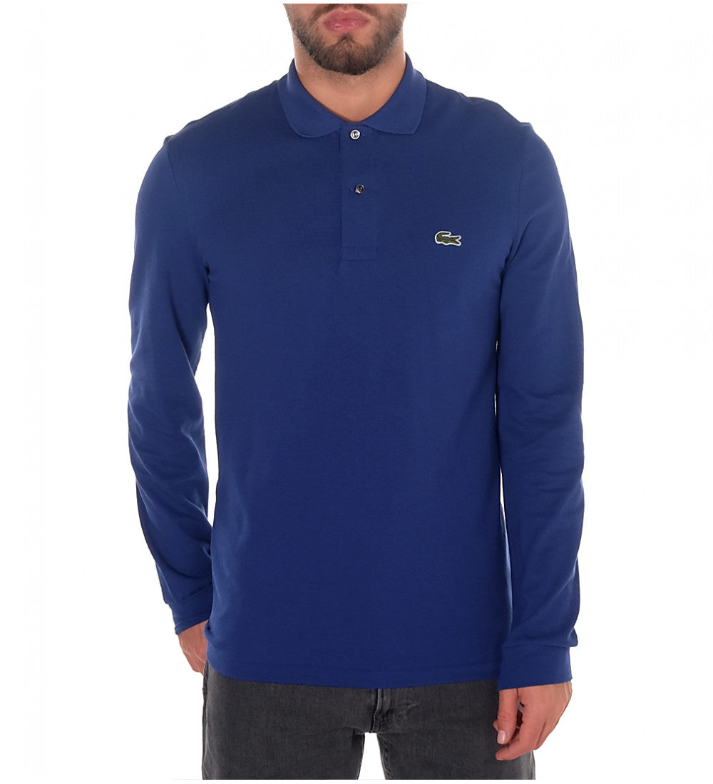 Lacoste long sleeve polo blue new arrivals