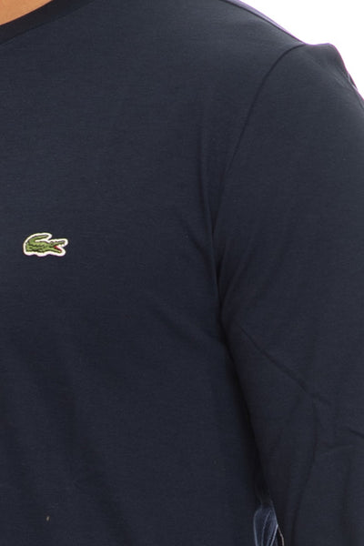 Lacoste TH6712-166 Long Sleeve Cotton T-Shirt BLUE navy