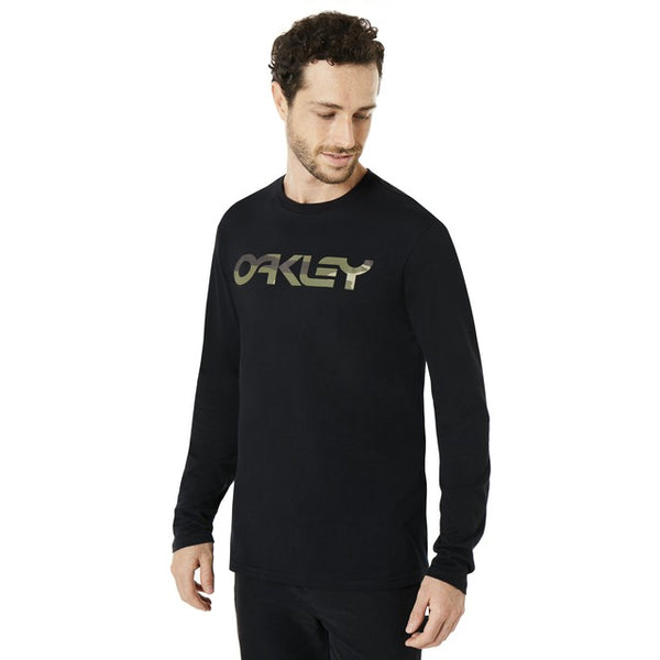 OAKLEY 457134-02E Mark II L/S T-Shirt Manica Lunga BLACK