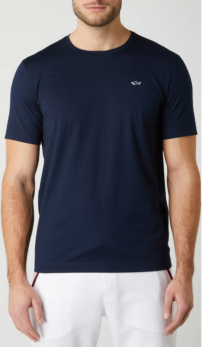 Paul & Shark COP1092-013 T-Shirt Logo Crewneck Short