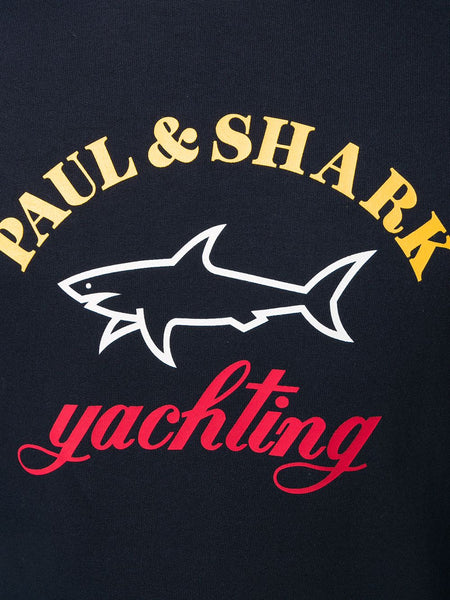 Paul & Shark COP1095-013 Felpa Logo Girocollo BLU navy