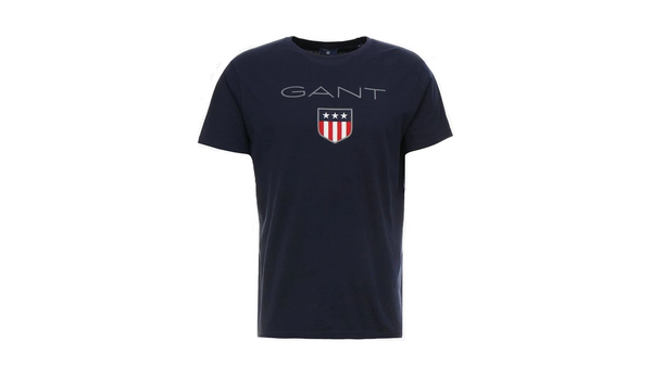 Gant 2003023-433 The Original Shield SS T-Shirt BLU Navy