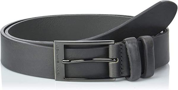 Tommy Hilfiger AM0AM04068-85 Formal Double Loop Belt Black