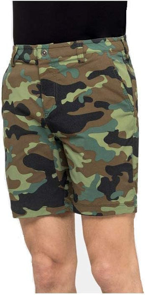 Sundek M164WKP8753-436 Walkshort Men's Bermuda Shorts Deep Forest Camou Uomo