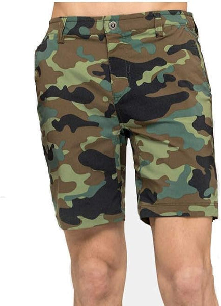 Sundek M164WKP8753-436 Walkshort Men's Bermuda Shorts Deep Forest Camou Uomo