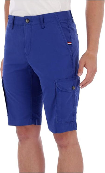 Tommy Hilfiger MW0MW04310-424 John CRG Cargo Short Light Twill Bermuda Uomo Royal Blue