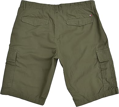 Tommy Hilfiger MW0MW04310 John CRG Cargo Short Light Twill Bermuda Uomo Olive Green