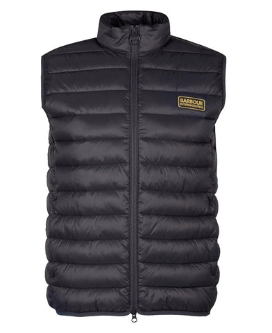 BARBOUR International MGI0170-BK11  Racer Reed Gilet - BLACK