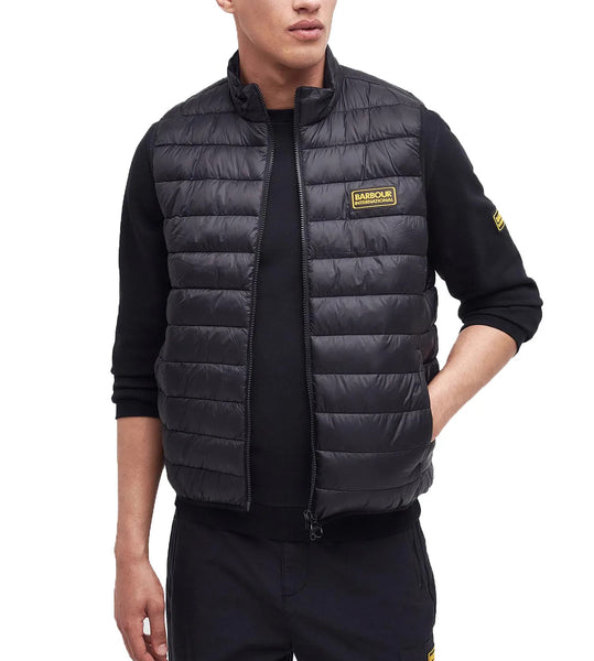 BARBOUR International MGI0170-BK11  Racer Reed Gilet - BLACK