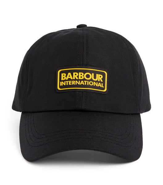 BARBOUR International MHA0822-BK91 Int. Sports Cap Legacy Wax BLACK