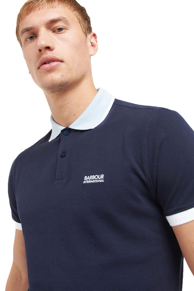 BARBOUR International MML1299-NY57 Howall Polo NIGHT SKY BLUE