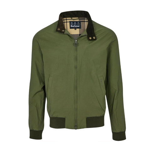 BARBOUR MCA0412-OL51 Royston Bomber Jacket OLIVE GREEN