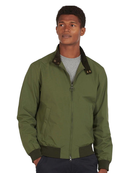 BARBOUR MCA0412-OL51 Royston Bomber Jacket OLIVE GREEN