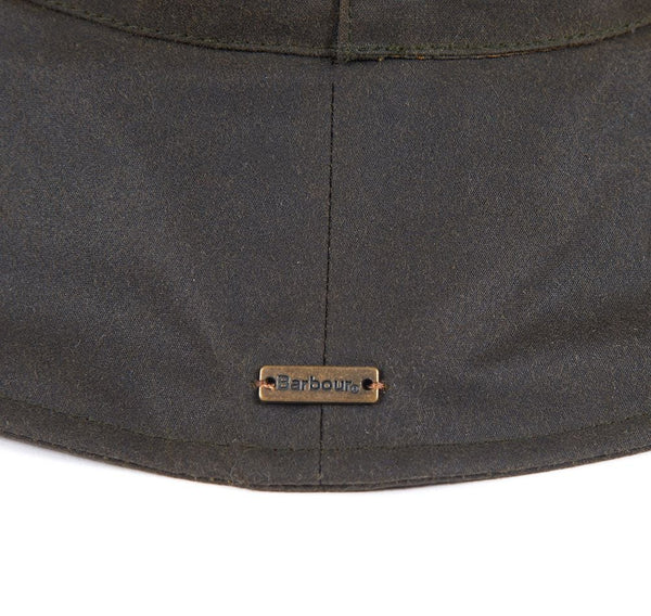 BARBOUR MHA0003-OL71 Waxed Flat Cap OLIVE