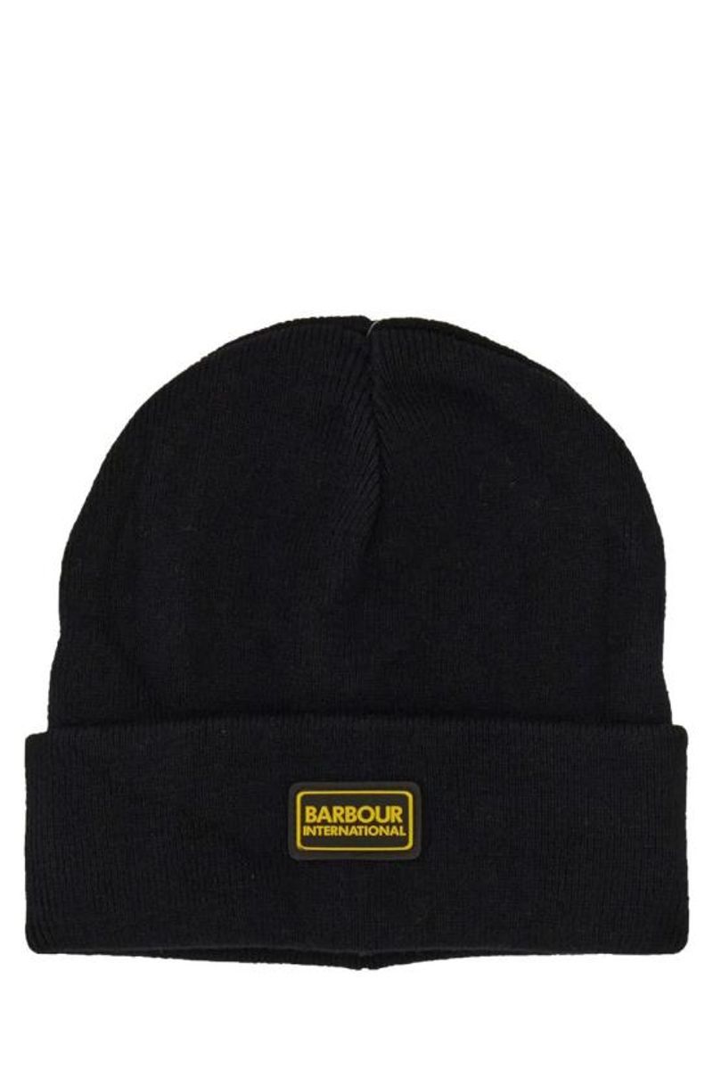 BARBOUR MHA0737-BK11 International Senson Legacy Beanie Cap BLACK