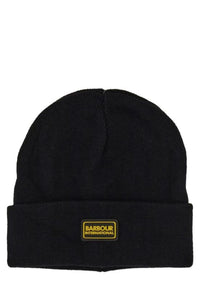 BARBOUR MHA0737-BK11 International Senson Legacy Beanie Cap BLACK