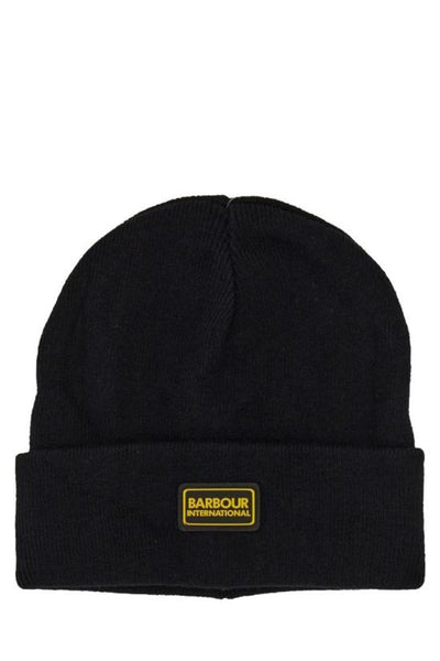 BARBOUR MHA0737-BK11 International Senson Legacy Beanie Cap BLACK