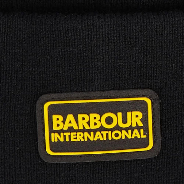 BARBOUR MHA0737-BK11 International Senson Legacy Beanie Cap BLACK