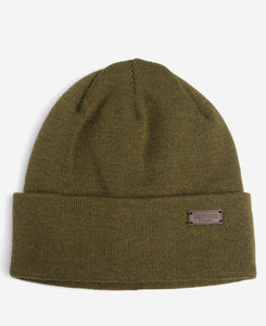 BARBOUR MHA0820-OL31 Healey Beanie Cap OLIVE GREEN