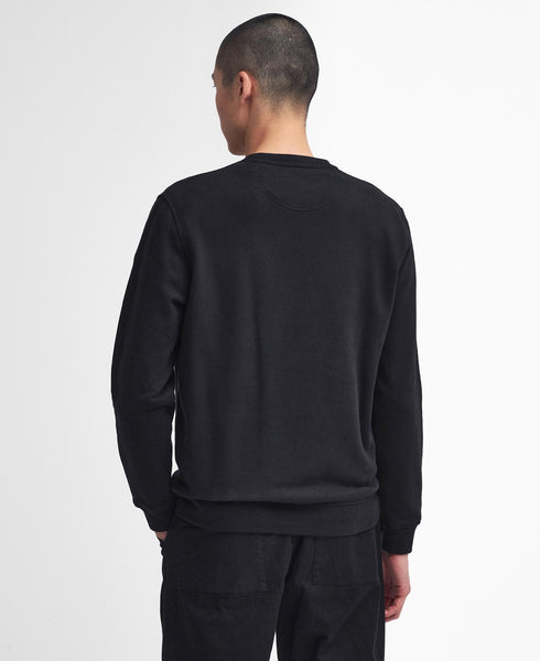 BARBOUR MOL0629-BK31 International Brandle Crew Sweatshirt BLACK