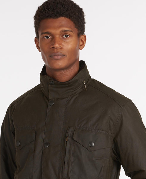 BARBOUR MWX0020OL71Sapper Wax Jacket OLIVE