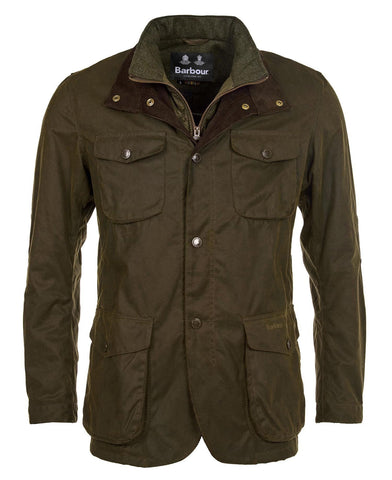 BARBOUR MWX0700-OL51 Ogston Wax Winter Jacket OLIVE
