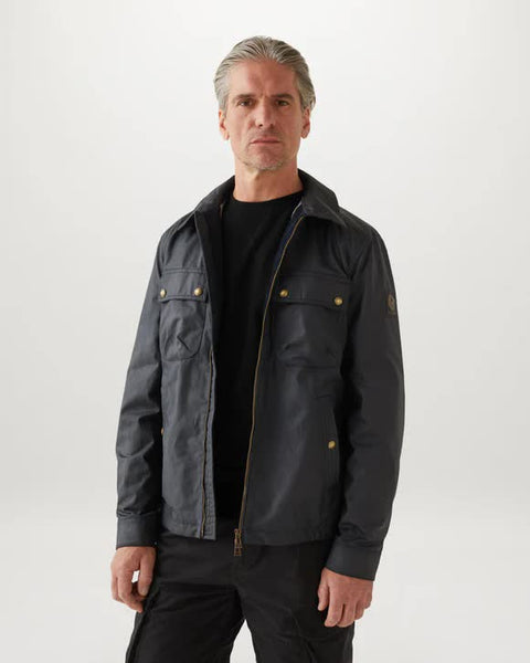 BELSTAFF 100049-BLACK Felpa Classic Logo Uomo Nero
