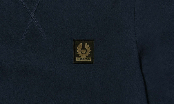 BELSTAFF 100049-DKINK Felpa Classic Logo Uomo Blu Inchiostro