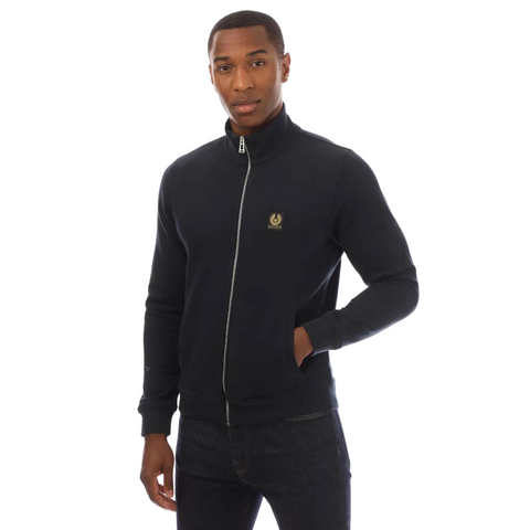 BELSTAFF 100050 DKNK Felpa Ful Zip BLU NAVY