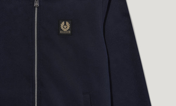 BELSTAFF 100050 DKNK Felpa Ful Zip BLU NAVY
