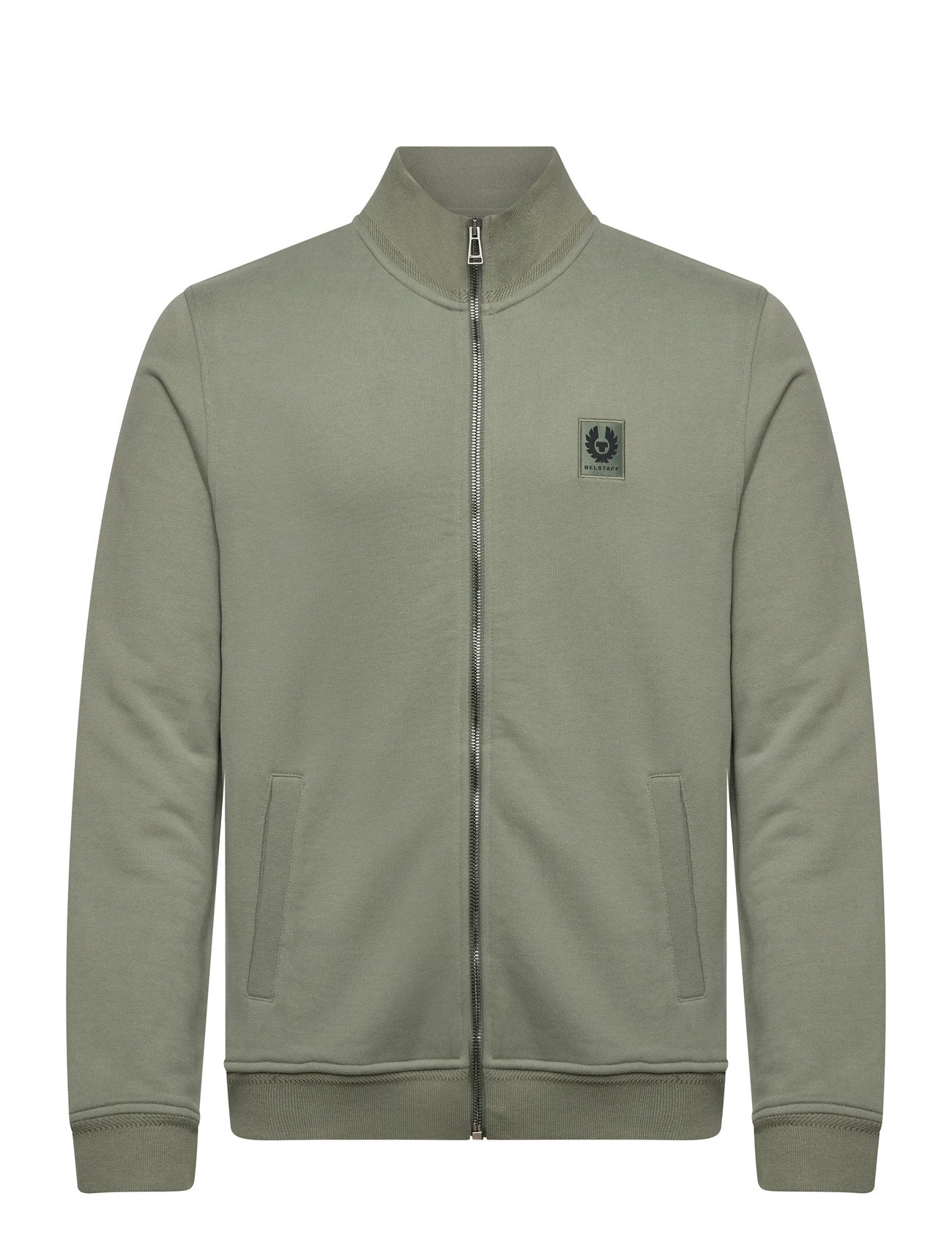BELSTAFF 100050 SAGGRN Felpa Ful Zip SAGE GREEN