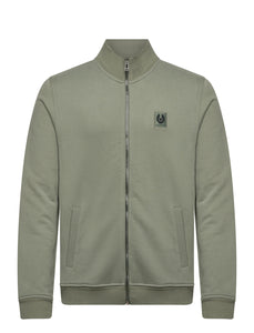BELSTAFF 100050 SAGGRN Felpa Ful Zip SAGE GREEN