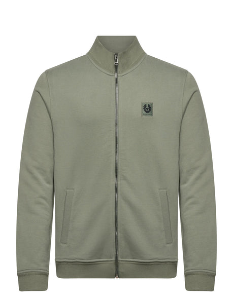 BELSTAFF 100050 SAGGRN Felpa Ful Zip SAGE GREEN
