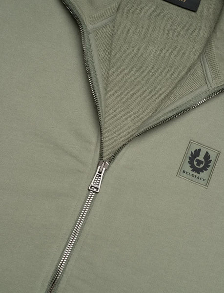 BELSTAFF 100050 SAGGRN Felpa Ful Zip SAGE GREEN