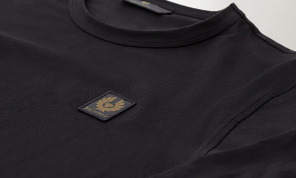 BELSTAFF 100054 BLK T-Shirt Logo Manica Lunga BLACK