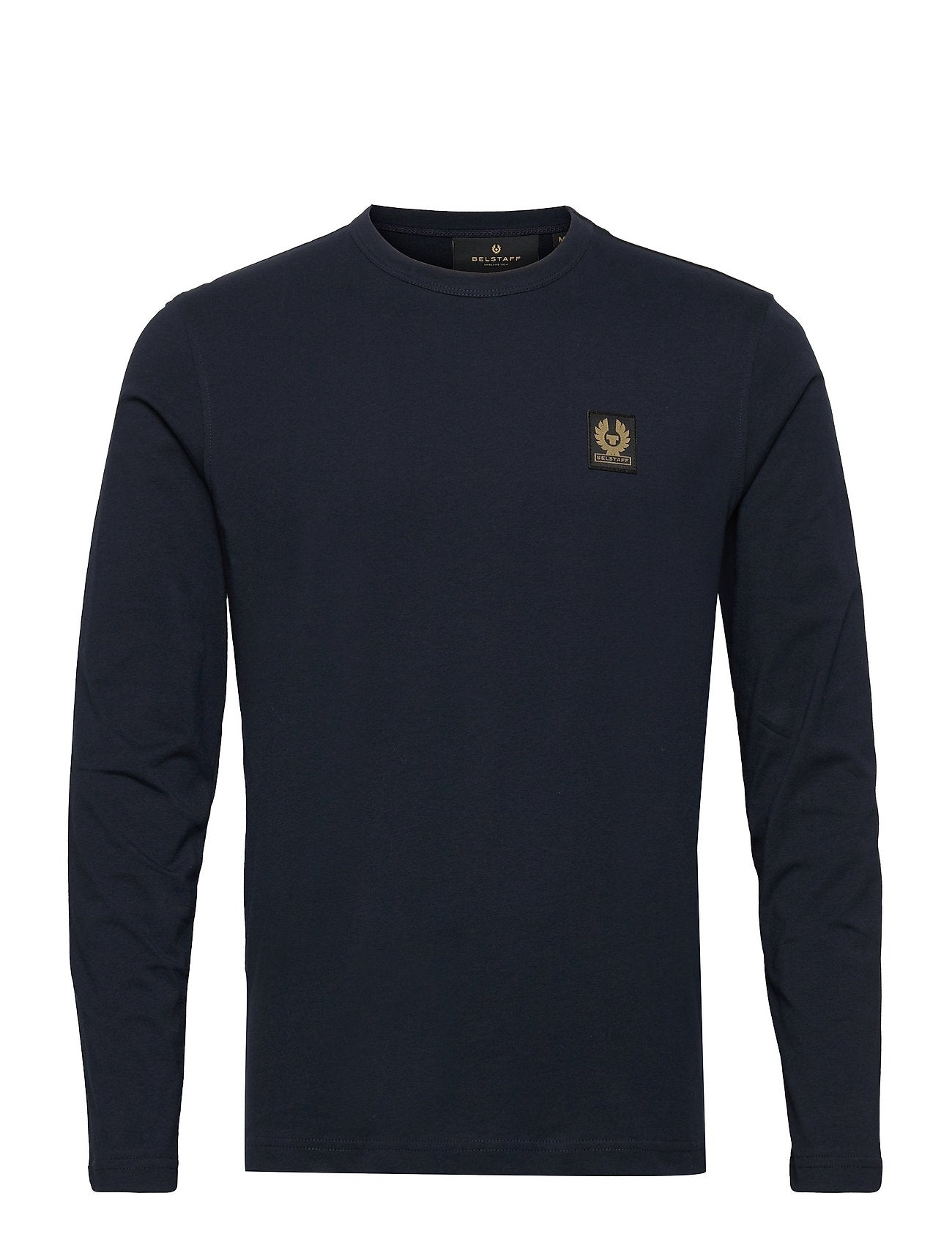 BELSTAFF 100054 DKINK T-Shirt Logo Manica Lunga BLU NAVY