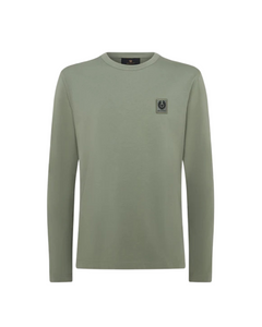 BELSTAFF 100054 SAGGRN T-Shirt Logo Manica Lunga SAGE GREEN
