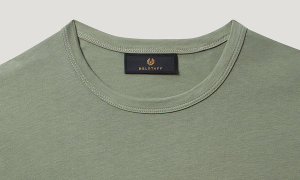 BELSTAFF 100054 SAGGRN T-Shirt Logo Manica Lunga SAGE GREEN