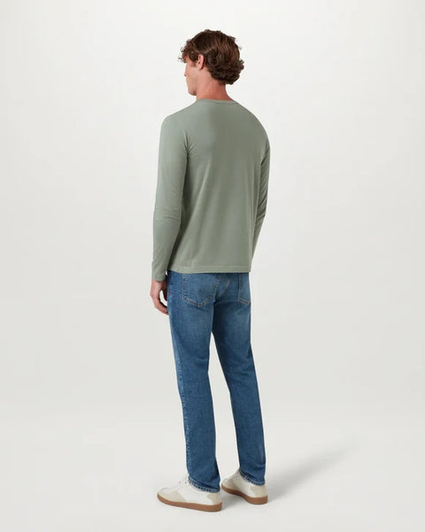 BELSTAFF 100054 SAGGRN T-Shirt Logo Manica Lunga SAGE GREEN